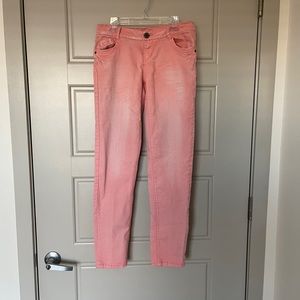 Coral Ankle Cropped Jeans